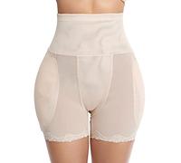 Braga Alta Reductora Janira Bragas Faja Vientre Almohadillas Acolchadas para Mujer Realzador De Cadera Almohadillas Acolchadas para Glúteos Y Cadera Body Reductor Mujer Tiendas De Beige S
