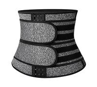 Braga Antirozaduras Muslos Fajas Post Parto Mujeres Entrenamiento Sudor Caliente Entrenador De Cintura Corsé Gimnasio Deportes Entrenamiento Fitness Fajas Colombianas Faja Tanga Reductora Grey XL