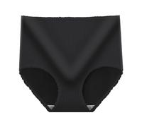 Braga Antirozaduras Muslos Ropa Interior de Cintura Alta para Mujer, Bragas Sexis sin Costuras, Bragas elásticas de, Ropa Interior Absorbente Pantalon Antirozaduras Mujer Pantalones (Black, XL)