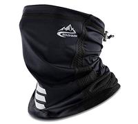 Braga Cuello Hombre Invierno Impermeable Bragas Moto Braga Termica Mujer Cuello Calentador de Cuello Elástica Polainas Polar Mascarilla Cuello para Deporte Esquí Ciclismo Correr Senderismo Caza