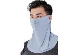 Braga Cuello Pañuelo for el Cuello Unisex con protección UV for Exteriores, for Deportes, a Prueba de Sol, Seda Helada, for, Protector Solar(Sky Blue)