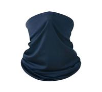 Braga Cuello Pañuelo mágico Deportivo for el Cuello de Motocicleta, máscara Montar a Caballo, protección Solar Seda Hielo for Exteriores, Primavera y Verano(Deep Blue)
