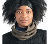 Braga Cuello Para Hombre Et Mujer, 2 IN 1 Bufanda Et Cinta Para Cabeza Más Cálido Orgánico Algodón Hecho En Japón Marrón & Azul Marino