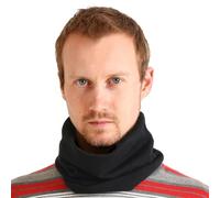 Braga Cuello Para Hombre Et Mujer, 2 IN 1 Bufanda Et Cinta Para Cabeza Más Cálido Orgánico Algodón Hecho En Japón Negro