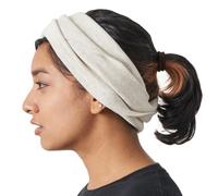 Braga Cuello Para Hombre Et Mujer, 2 IN 1 Bufanda Et Cinta Para Cabeza Más Cálido Orgánico Algodón Hecho En Japón Creme