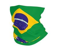 Braga De Cabeza Bandera Clásica Brasileña De Brasil Secado Rápido Cinta De Cabeza Delicado con La Piel Máscara para Halloween Aire Libre Trekking 2 Unidades