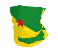 Braga De Cabeza Bandera Clásica De Guinea Francesa Fácil De Limpiar Braga De Cuello Fina Head Wrap para Halloween Raves Trekking 2 Unidades