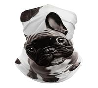 Braga De Cabeza Bulldog Francés Absorbente Cubrecuello Elástica Mascarilla para Caza Kayak Paintball 2 Unidades
