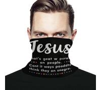 Braga De Cabeza Cita Inspiradora De Jesús Absorbente Cubrecuello Resistente A La Formación De Bolitas Headband para Aire Libre Bicicleta Montar A Caballo 2 Unidades