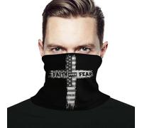 Braga De Cabeza Fe sobre El Miedo Cruz Bandera De América Jesús Protección UV Braga De Cuello Sin Costuras Máscara para Raves Gamer Running 2 Unidades