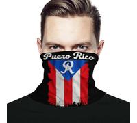 Braga De Cabeza Orgullo por La Bandera De Puerto Rico Secado Rápido Calentador De Cuello Resistente A La Pérdida De Color Head Wrap para Kayak Carnaval Raves 2 Unidades