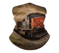 Braga De Cabeza Tren De Mercancías Transpirable Bandana Sin Costuras Máscara Facial para Aire Libre Caza Festivales De Música 2 Unidades