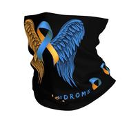 Braga De Cuello ala De Cinta De Concientización sobre El Síndrome Bufanda Deportiva Pasamontañas Deporte Bragas De Cabeza para Cámping Unisexo Caza 25X50 CM