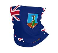Braga De Cuello Bandera Clásica De Montserrat Sostenible Bandana Resistente A La Pérdida De Color Head Wrap para Raves Running Carnaval 2 Unidades