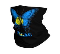 Braga De Cuello Bandera De Las Mariposas De Palau Elastica Pañuelos Cabeza Pasamontañas Deporte Bragas De Cabeza para Caza Pesca Unisexo 25X50 CM