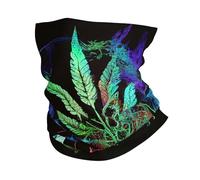Braga De Cuello Calavera De Marihuana Muerte Psicodélica Oscura Elástico Deporte Bragas De Cabeza Multifuncional Elastica Pañuelos Cabeza para Pesca Cámping Ciclismo 25X50 Cm
