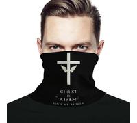 Braga De Cuello Cristo Ha Resucitado. El Pecado Es Mi Cruz De Pascua Rota. Fácil De Limpiar Braga De Cabeza Resistente Al Viento Headband para Carnaval Monta Yoga 2 Unidades