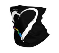 Braga De Cuello El Autismo No Es Una Tragedia Bufanda Deportiva Elástico Bufanda Facial para Caza Pesca Ciclismo 25X50 Cm