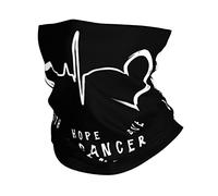 Braga De Cuello Fe Esperanza Concientización sobre El Cáncer De Pulmón Protección UV Braga Cuello Pasamontañas Bufanda Facial para Cámping Unisexo 25X50 Cm