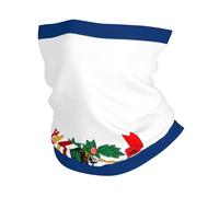Braga De Cuello Impresión De La Bandera del Estado De Virginia Occidental Protección UV Elastica Pañuelos Cabeza Multifuncional Bufanda Facial para Ciclismo Unisexo Caza 25X50 Cm
