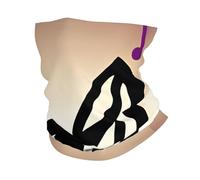 Braga De Cuello Impresión De Patrones De Notas Musicales Protección UV Elastica Pañuelos Cabeza Elástico Braga Cuello para Pesca Cámping Caza 25X50 Cm