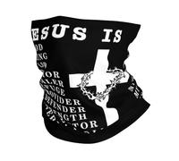 Braga De Cuello Jesús Es Mi Dios, Mi Rey, Mi Señor, Mi Salvador Bufanda Deportiva Bufanda Facial Protección UV para Unisexo Cámping 25X50 Cm