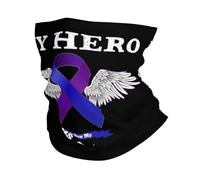 Braga De Cuello Mi Héroe Ahora Es Mi Ángel Concientización sobre La Artritis Elástico Braga Cuello Pasamontañas Bufanda Deportiva para Pesca Caza 25X50 Cm