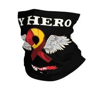 Braga De Cuello Mi Héroe Ahora Es Mi Ángel Concientización sobre La Hepatitis Protección UV Elastica Pañuelos Cabeza Protección Solar Braga Cuello para Unisexo Caza 25X50 Cm