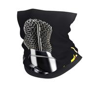 Braga De Cuello Micrófono con Impresión De Notas Musicales Protección UV Deporte Bragas De Cabeza Protección Solar Bufanda Facial para Cámping Pesca Ciclismo 25X50 Cm