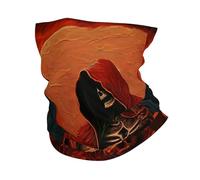 Braga De Cuello Muerte Parca Guitarra De Rock Roja Protección UV Deporte Bragas De Cabeza Pasamontañas Bufanda Facial para Pesca Caza Cámping 25X50 Cm