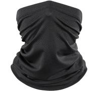 Braga de Cuello Multifuncional Bufanda transpirable for hombre y mujer, Bandana, bufandas de verano, máscaras tubo, cubierta for la cabeza cara, polaina for el cuello, pañuelo for ciclismo(Black)