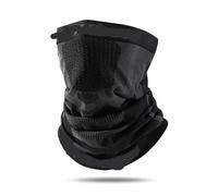 Braga de Cuello Multifuncional Máscara de bicicleta transpirable media cara cubierta protección solar UV máscara facial al aire libre senderismo ciclismo a prueba viento motocicleta cuello bufanda(C)