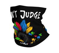 Braga De Cuello No Juzgues Lo Que No Entiendes Autismo Blancos Protección Solar Bufanda Deportiva Pasamontañas Elastica Pañuelos Cabeza para Cámping Unisexo 25X50 Cm