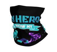 Braga De Cuello Prevención del Suicidio Y Concienciación 4 Braga Cuello Pasamontañas Bufanda Deportiva Protección UV para Ciclismo Unisexo Caza 25X50 Cm