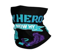 Braga De Cuello Prevención del Suicidio Y Concientización3 Braga Cuello Pasamontañas Elastica Pañuelos Cabeza Protección UV para Ciclismo Cámping Caza 25X50 Cm