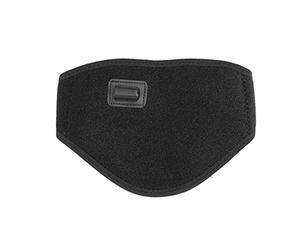Braga de cuello USB calentada, temperatura ajustable de 3 niveles para aliviar el dolor Calentador de cuello calentado de seda USB Función de temporización Bolsillos laterales para coche, oficina,
