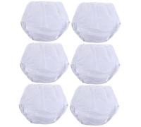 Braga Impermeable Adulto,Braga Pañal Adulto A Prueba De Fugas Para Personas Mayores Y Discapacitadas,Paquete De Pantalones De Plástico Para Incontinencia,Lavables Reutilizables H,XL(Waist 70cm)