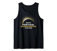 Braga, Portugal Gran Eclipse Solar Europeo 2026 Camiseta sin Mangas