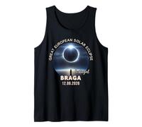 Braga, Portugal Gran Eclipse Solar Europeo 2026 Camiseta sin Mangas