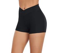 Bragas Bikini Mujer Playa Sujetador Talla Grande Beach Bikini Beach High Bottom Bottoms Shorts Cintura Swim Shorts Traje de baño Swim Running Botones Push up con Relleno (Black, XL)