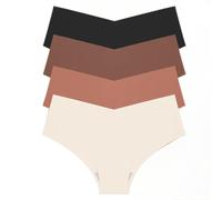 Bragas Braguitas Tangas Calzoncillos sin costuras for mujer, ropa interior Sexy con cintura en V, 10 colores sólidos, bragas sin rastro de seda helada, lencería íntima transpirable for mujer 4 unidade