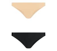 Bragas brasileñas Invisibles, Ropa Interior sin Costuras, Bragas Suaves y cómodas sin Costuras, Paquete de 2: Nude, Black, XS-XL