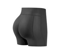 Bragas con Relleno Gluteos Bragas Acolchadas para Mujer, Moldeadoras de Cadera, Ropa Interior Moldeadora de Cuerpo, Pantalones Boyshort Mujer lgodon Braguitas De Mujer (Black, S)