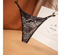 Bragas de Encaje de Leopardo Superior para Mujer, Tanga a la Moda, Tanga Sexy, Ropa Interior Femenina, Tanga de Tiro bajo, lencería para Mujer
