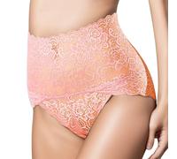 Bragas de Encaje para Mujer con Cintura Alta Sin Lencería Fina Realza la Figura Confort Todo el Día (Khaki, M) #3766