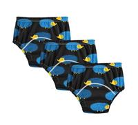 Bragas de entrenamiento para orinal para niñas pequeñas, de algodón suave, erizo africano, Blu Ray, pantalones de entrenamiento nocturno
