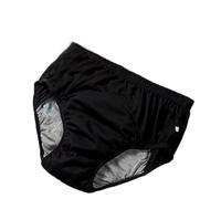 Bragas De Incontinencia Lavables De Algodón For Hombres Mayores Mujeres Adultos Ropa Interior For Personas Con Discapacidad Calzoncillos De Control Período A Prueba De Fugas (Color : Black, Size : L