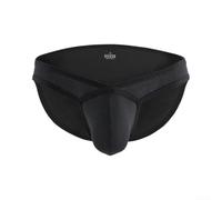 Bragas de Malla para Hombre con Realce y Cintura para baja Bragas | Men's Low Waist Bulge Pouch Mesh Underpants T-back Hollow Lingerie Slips Briefs