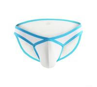 Bragas de Malla para Hombre con Realce y Cintura para baja Bragas | Men's Low Waist Bulge Pouch Mesh Underpants T-back Hollow Lingerie Slips Briefs