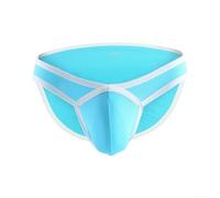 Bragas de Malla para Hombre con Realce y Cintura para baja Bragas | Men's Low Waist Bulge Pouch Mesh Underpants T-back Hollow Lingerie Slips Briefs